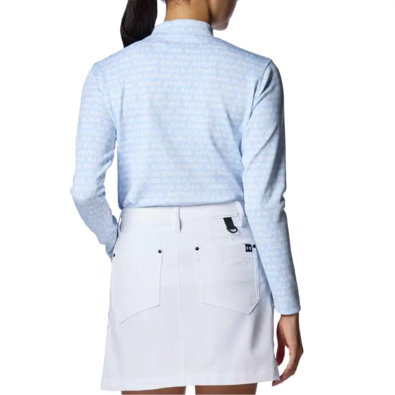Under Armour UA Armor Golf Clothing Women's Rain Cloud Blue White-1