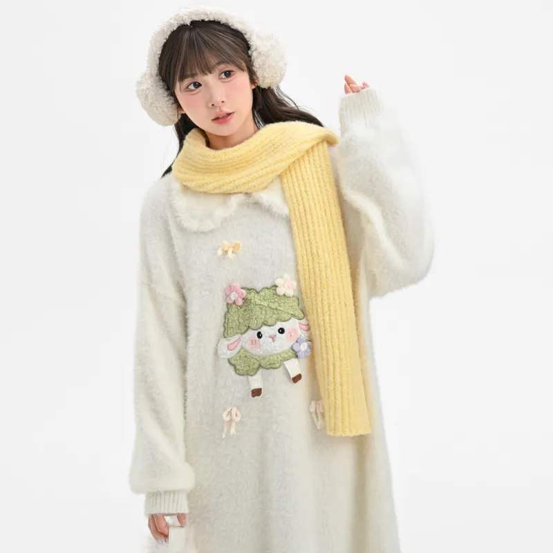 SNBL Long Sleeved Dresses Women's White-5