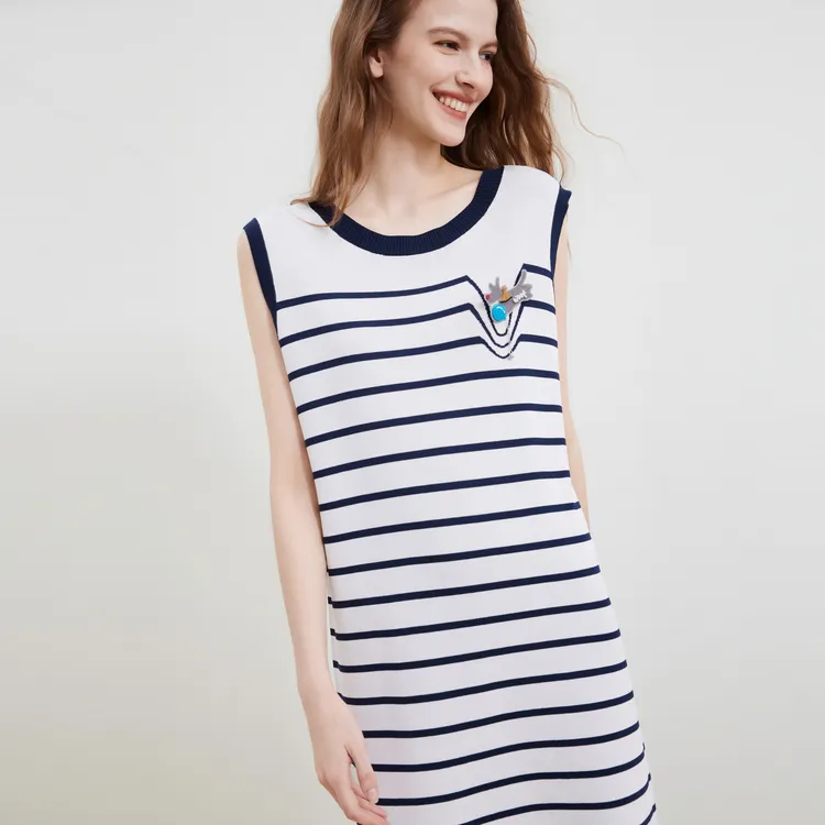 ELLE Fun Series Sleeveless Dress Women's-4