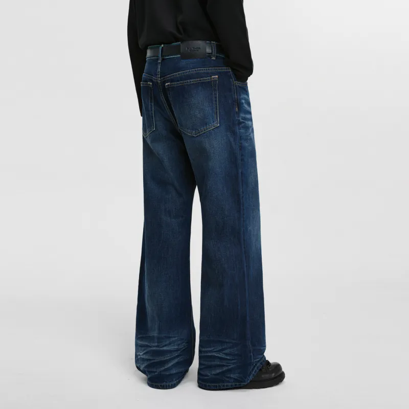 PCLP 2025 Spring/Summer Jeans Unisex Blue-5