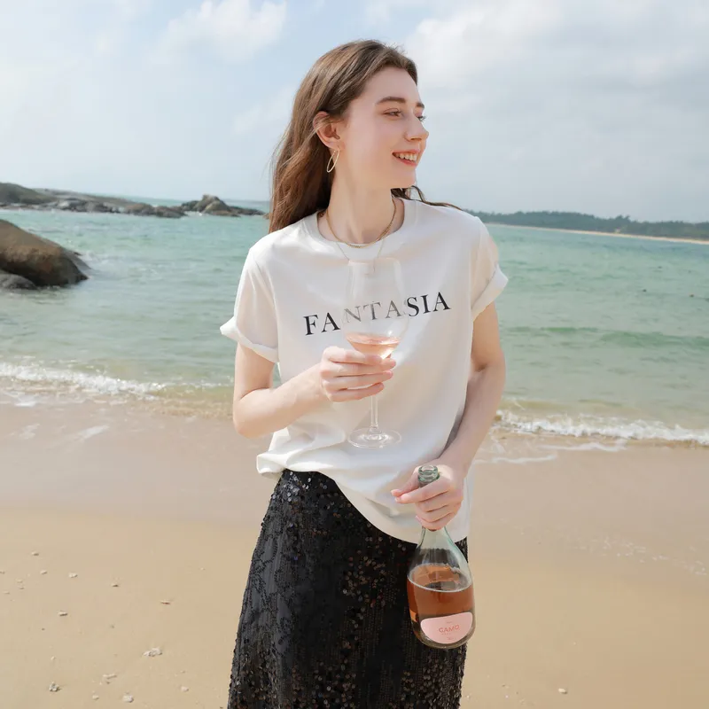 3COLOUR T Shirt Women's Pearl White-2