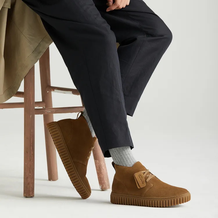 clarks Torhill Suede Desert Boots-5