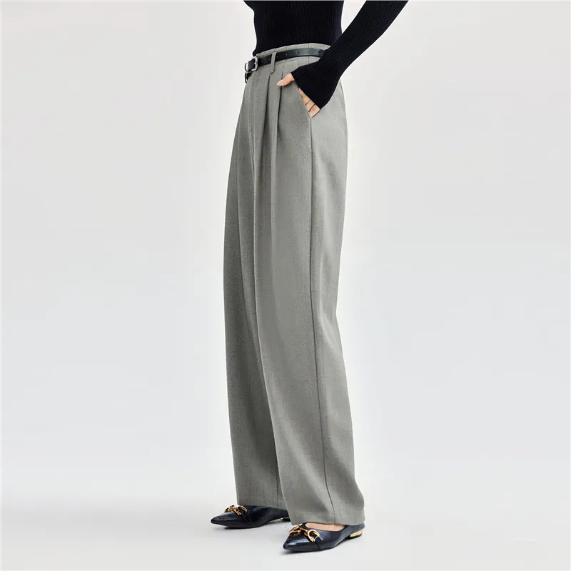 UNIQLO Suit Trouser Women's Heather Gray-2