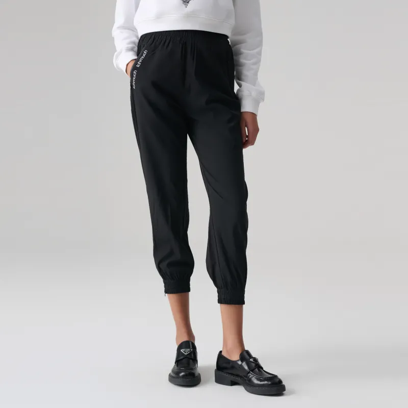 TCH Casual Pants Unisex Black With Black Logo-5
