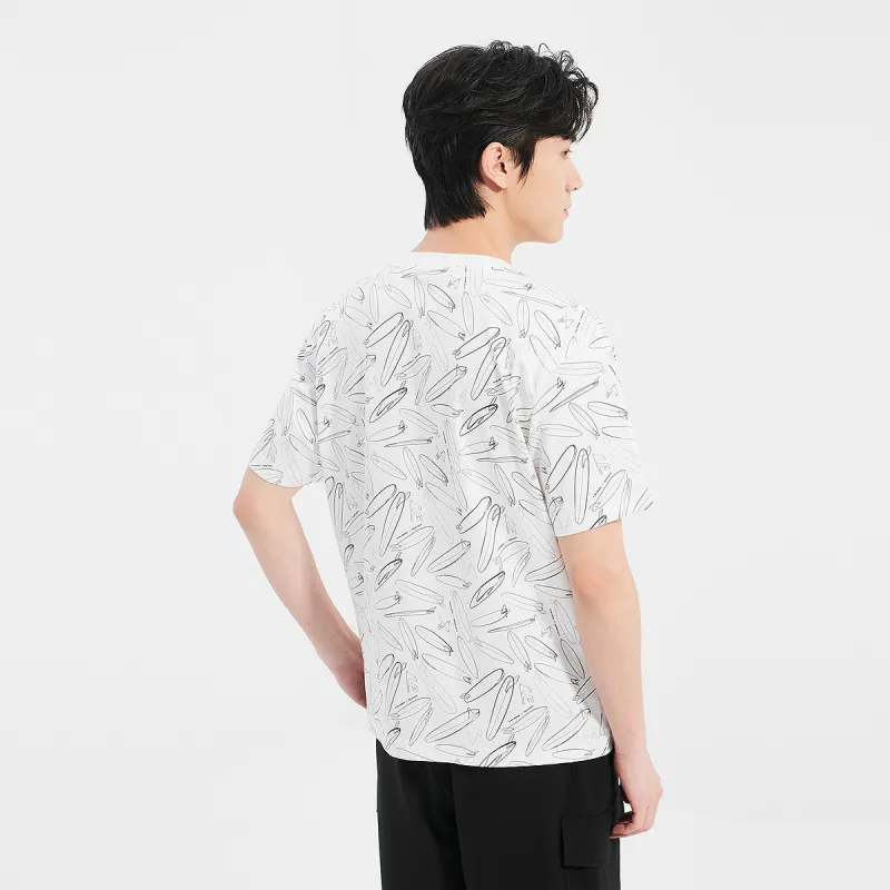 LESS IS MORE T Shirts Men Gray White 25XTX3442H-5