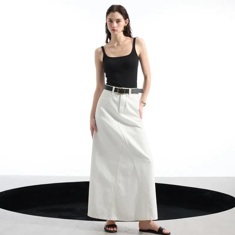 3COLOUR Casual Long Skirt Women's-3