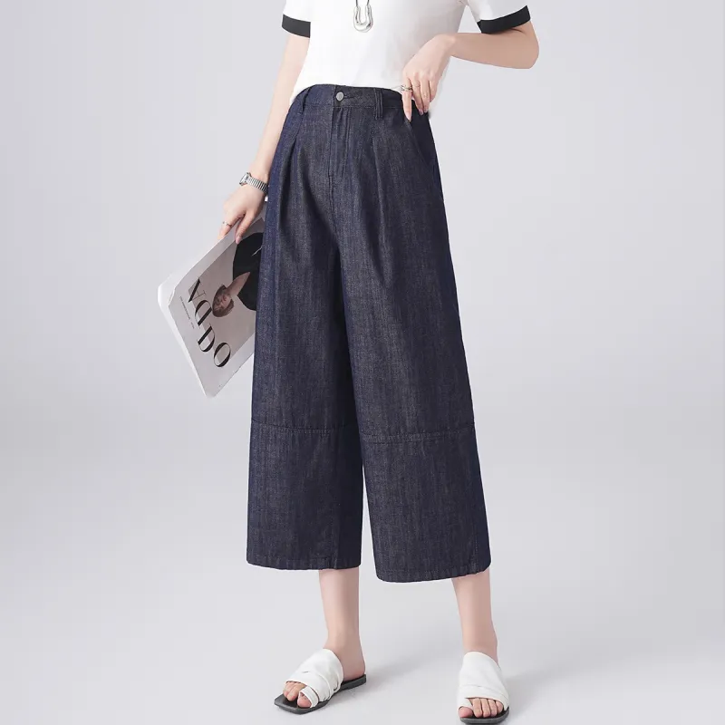 TERRE BLEUE Jeans Women's Dark Blue-1