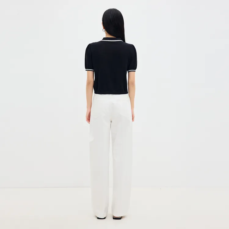 SHUIYUNJIAN Knitwear Women's Sapphire Black-5