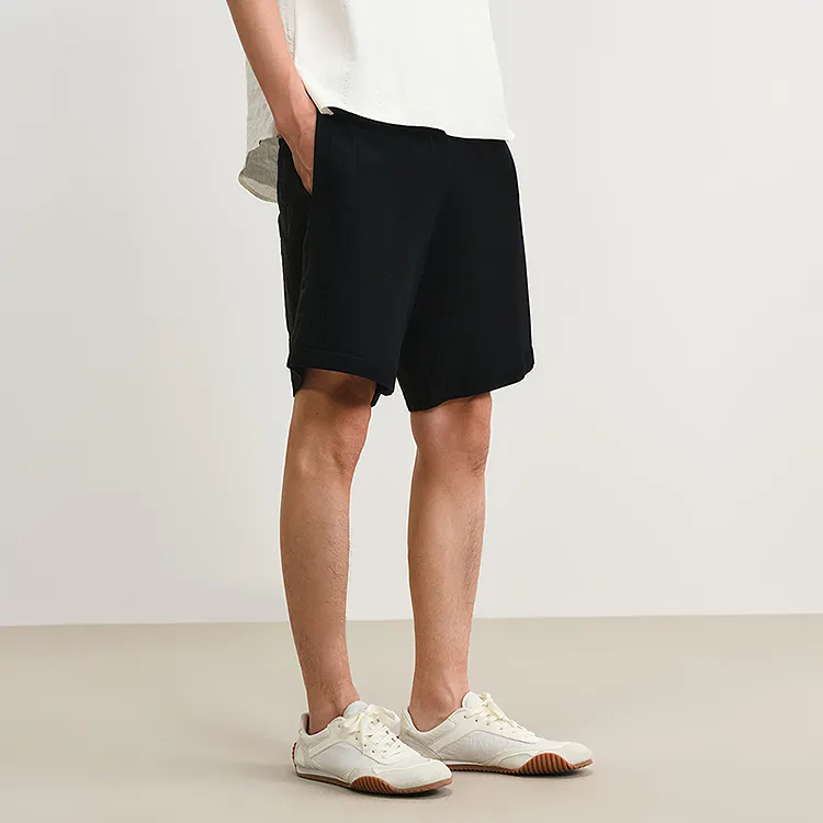 CROQUIS Casual Shorts Men 001 Jet Black-4