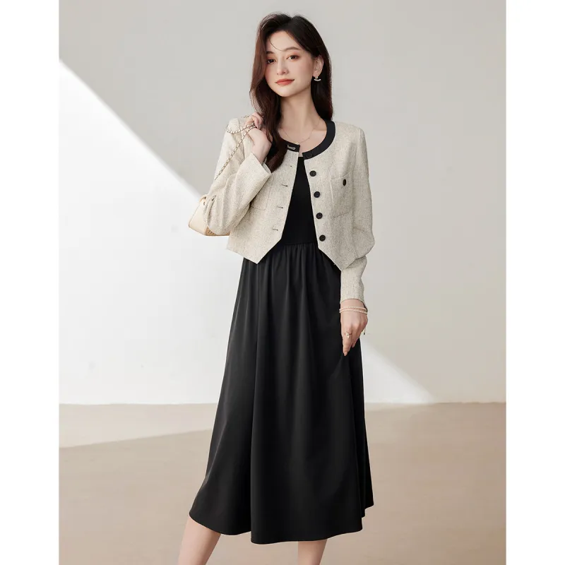Like The Age Of Water Fall Long Sleeved Dress Women's-5