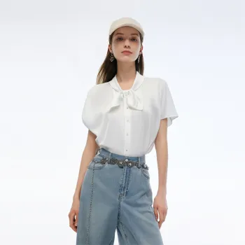 GOELIA Shirts Women's 03W Raw White