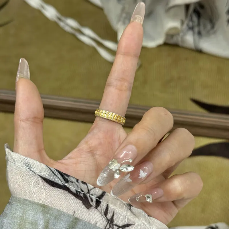 FUYUFU Sterling Silver 999 Fine Silver Rings Unisex-5