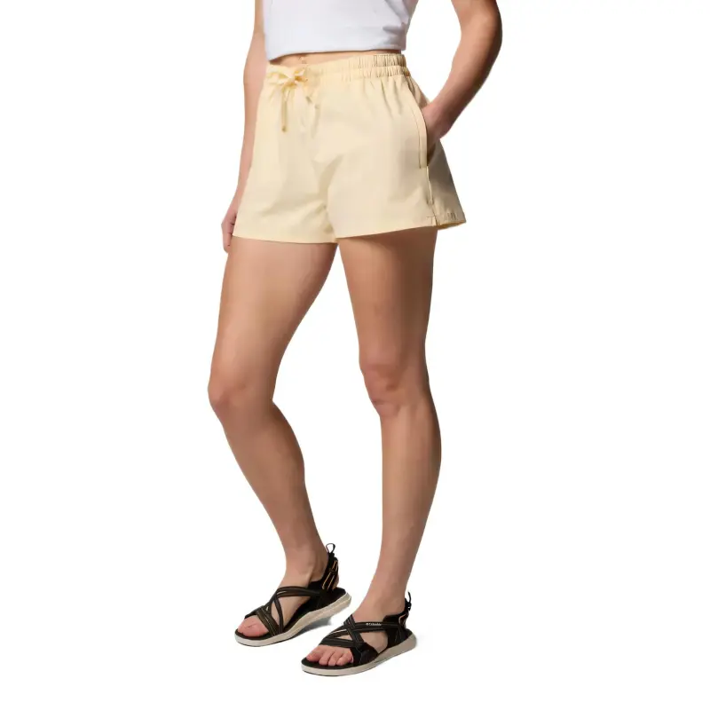 Columbia Bogata Bay Casual Shorts Women's Lemon-2