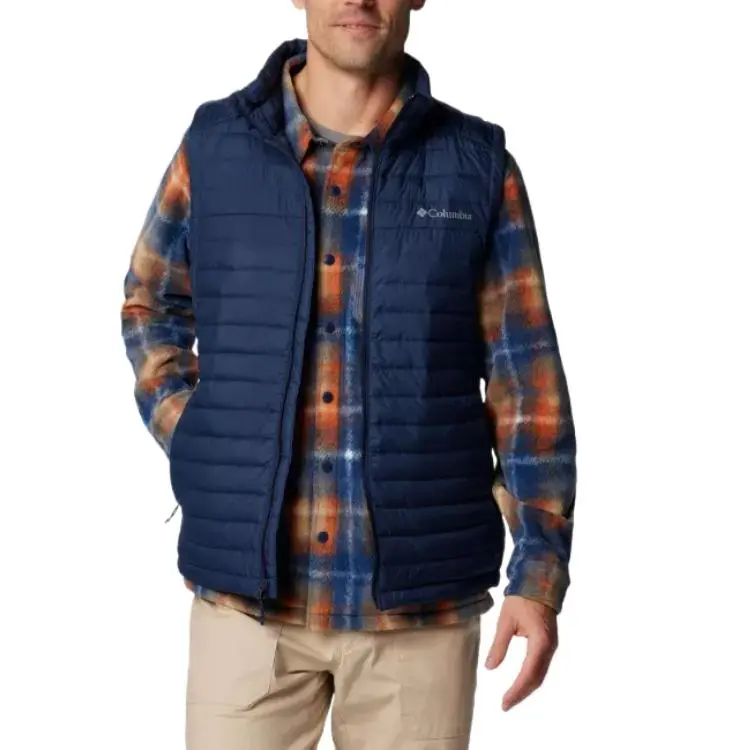 Columbia Silver Falls Vest Men's University Marine-3