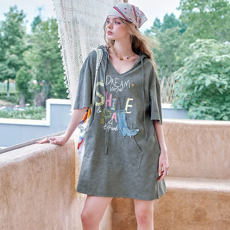 ELF SACK Short Sleeved Dress Women's-2
