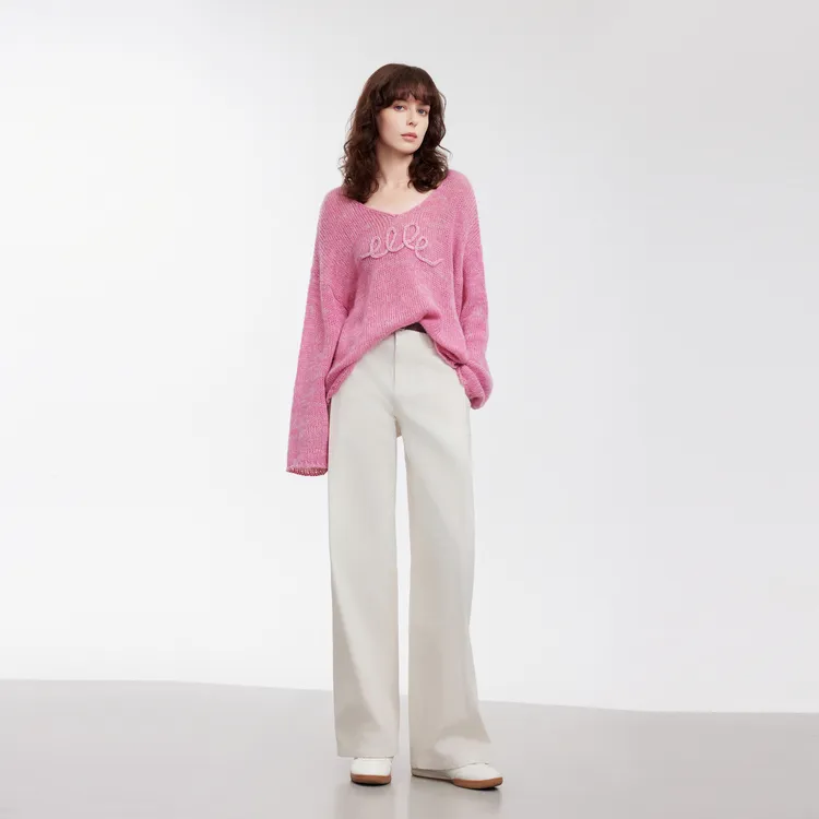ELLE Jeans Women's Ecru-3