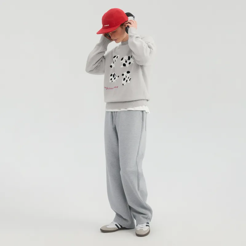 MYSAMESAME Casual Pants Unisex Heather Gray In Stock-5