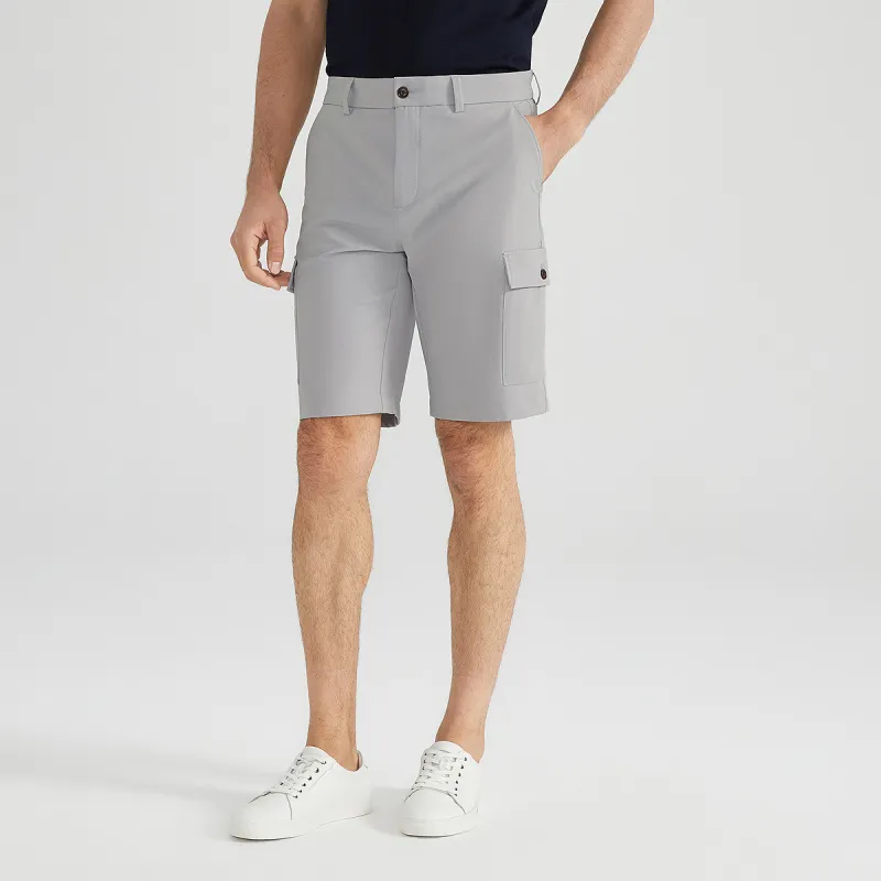 Satchi Casual Shorts Men Light Gray-2