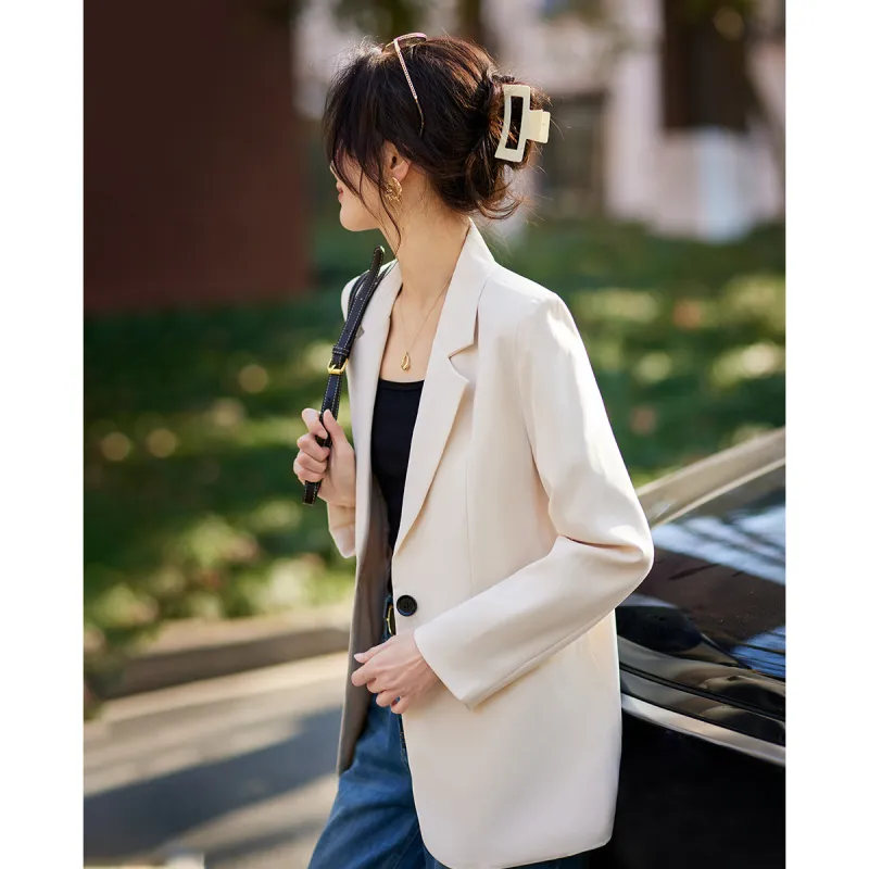 TERRE BLEUE Spring Fall Winter Business Suit Loose Fit Women's-1