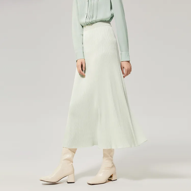 OVV Casual Long Skirts Women's Light Green A1-2