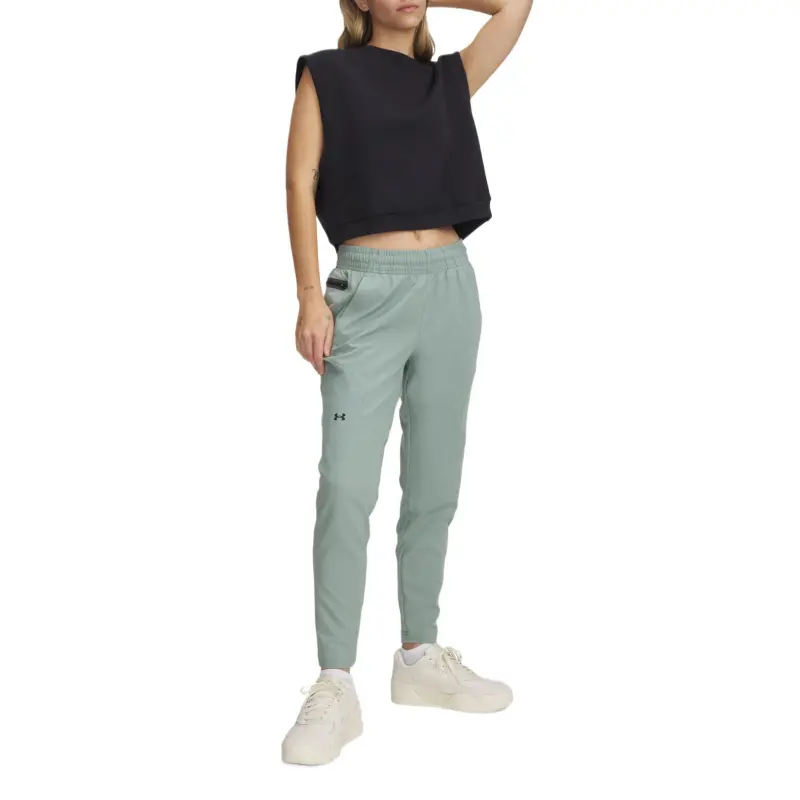 Under Armour Unstoppable Knitted Sweatpants Women's Green 348-2