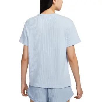 Nike Sportswear Drop Shoulder Sleeve T Shirt Women's Purple Blue