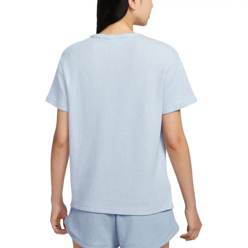 Nike Sportswear Drop Shoulder Sleeve T Shirt Women's Purple Blue-1