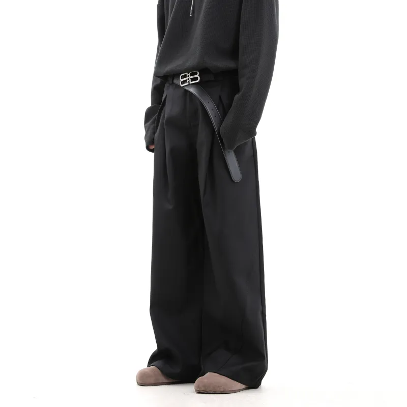 TREND ST Casual Pants Unisex Black-3