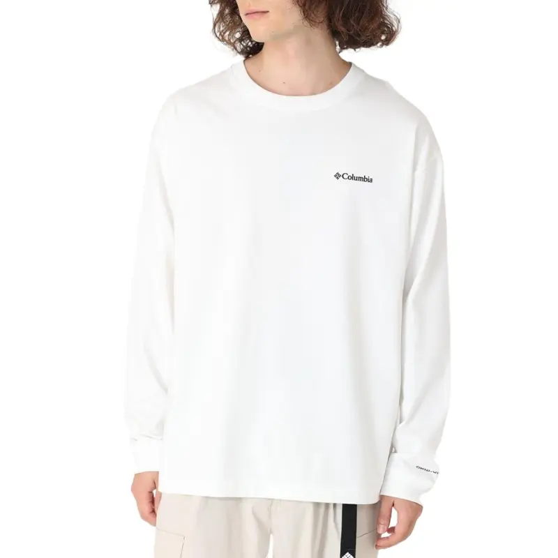 Columbia SS25 T Shirt Unisex White-2