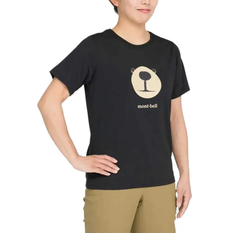 MONTBELL Regular T Shirt Women's Black-4