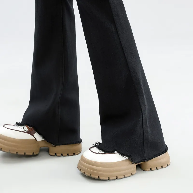 FAWENXIANGZI Jeans Slim Fit Women's-2