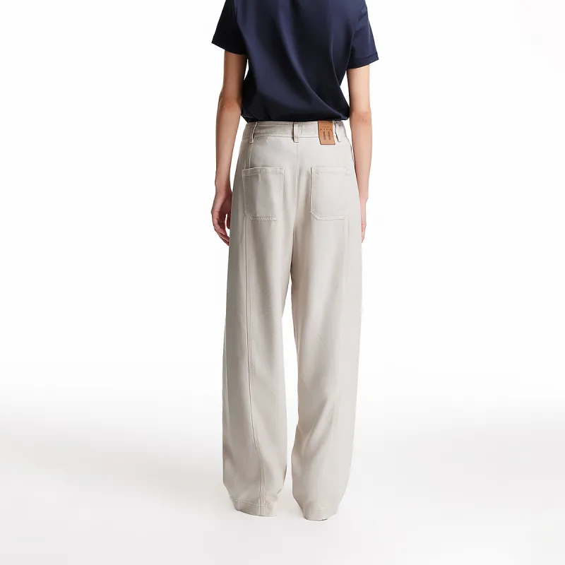 SEASON HIGH Casual Pants Women's Birch White-3