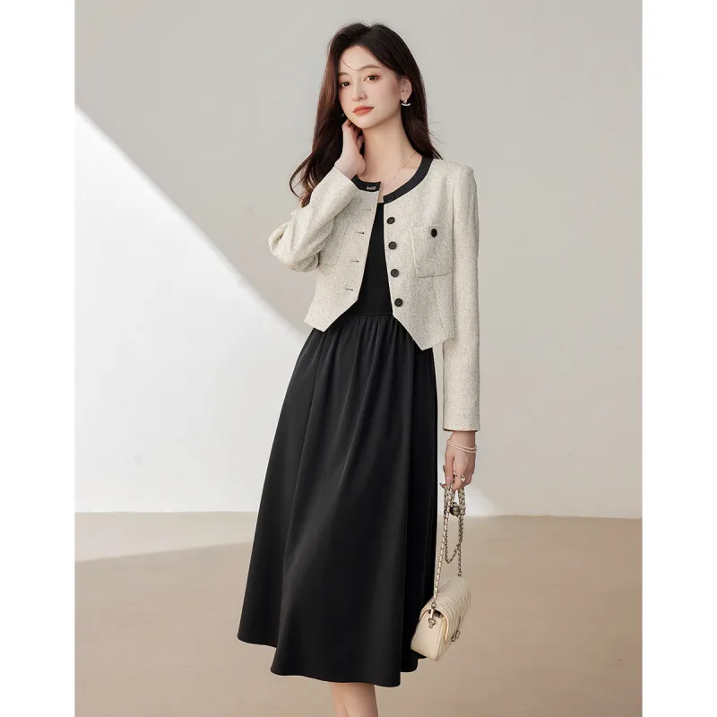 Like The Age Of Water Fall Long Sleeved Dress Women's-3