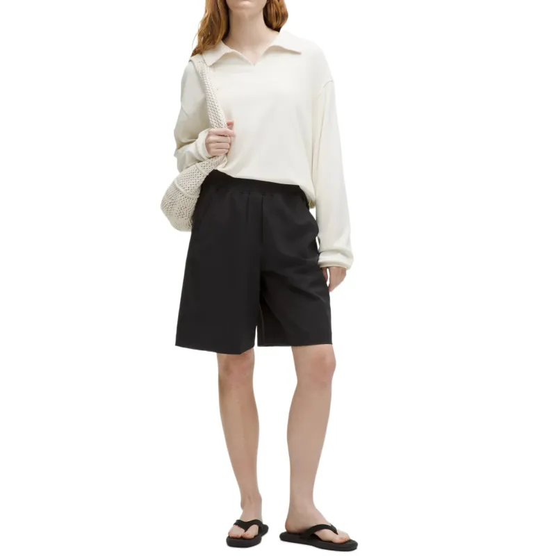Lululemon Stretch WovenHigh Rise Ruffle Waist Casual Shorts 9' Women's-2