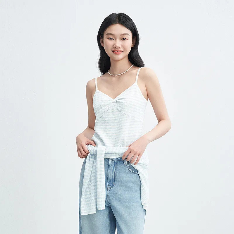 LEDIN Knitwear Women's Ice Dew Blue In Stock-4