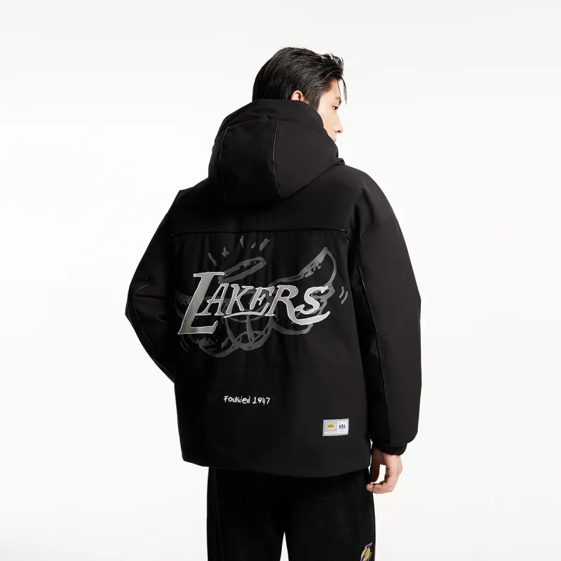 JACK JONES· Jack&Jones X Lakers Nba Down Jacket Men's Black-3