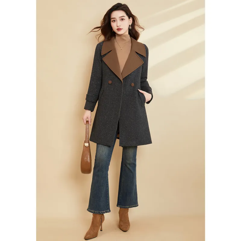 Mylan Spring, Fall Coat Cinched Waist Women's Black Collection Brand, Get Activity Alerts In Real Time-7