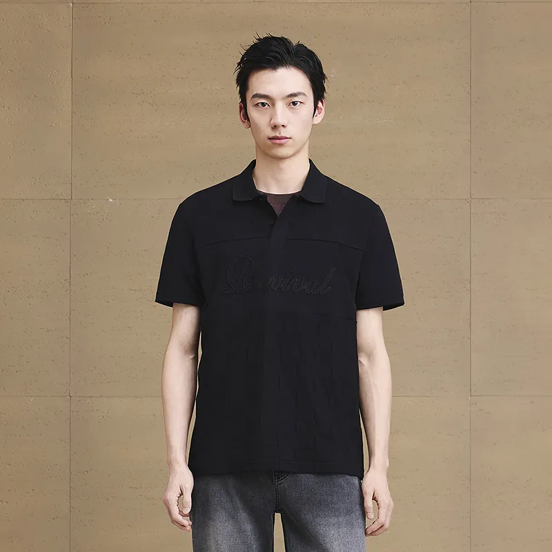GXG Short Sleeve Polo Shirts Men's Black-2