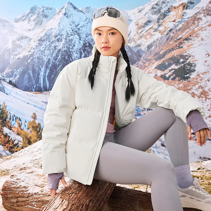 XTEP Down Jacket Unisex Antique White-9