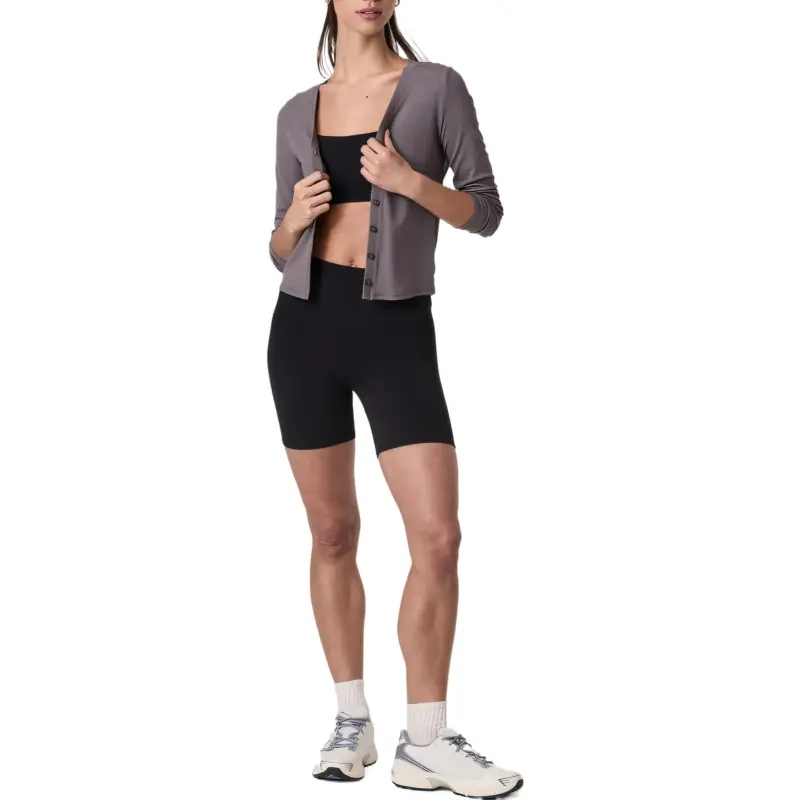 Vuori Yoga Shorts Women's Black-4