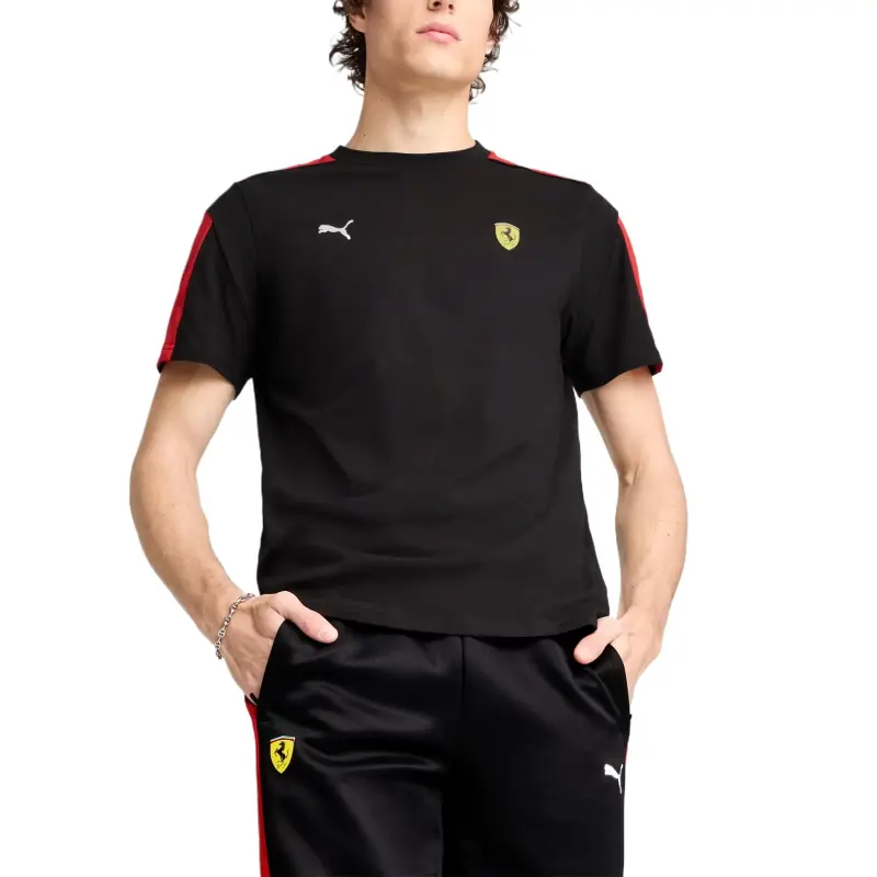 PUMA x SCUDERIA FERRARI MT7 HP Race T Shirt Men's Black-2