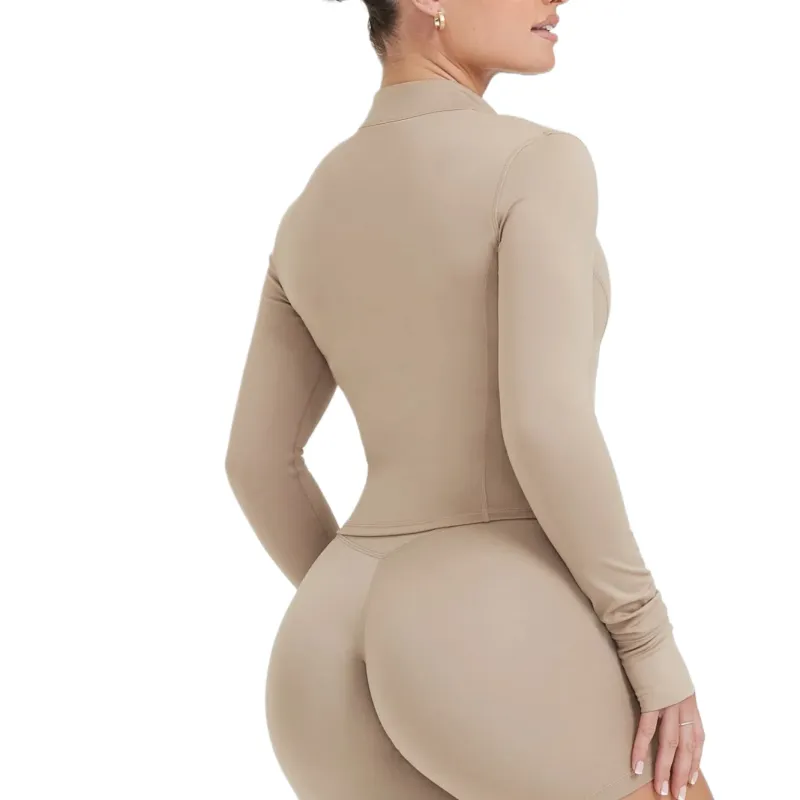 ONER ACTIVE Yoga Jackets Women's Brown-1