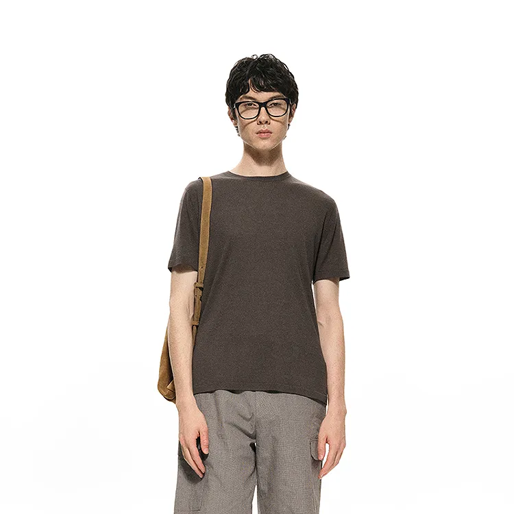 CROQUIS Black Thread T Shirt Men's-7