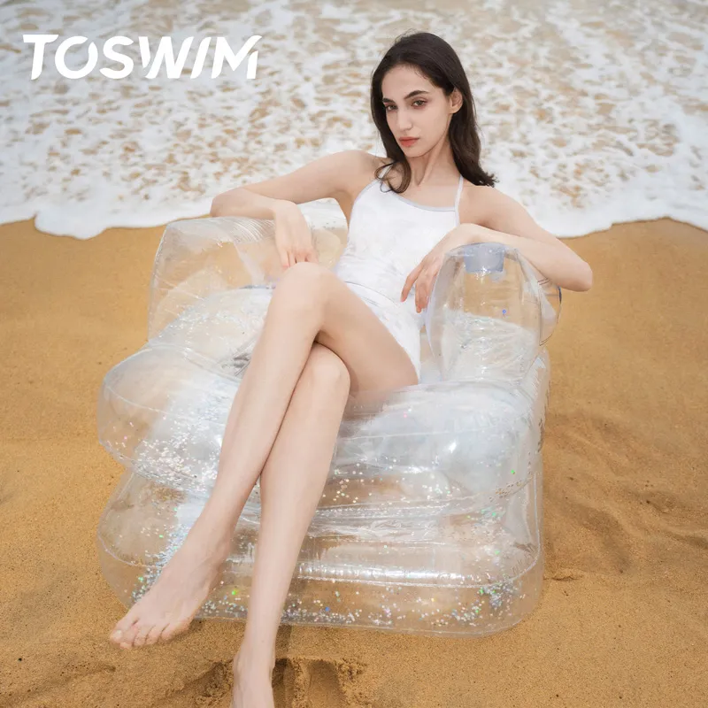 TOSWIM One piece Swimsuit Women's Snow Butterfly Cloud Shadow-6