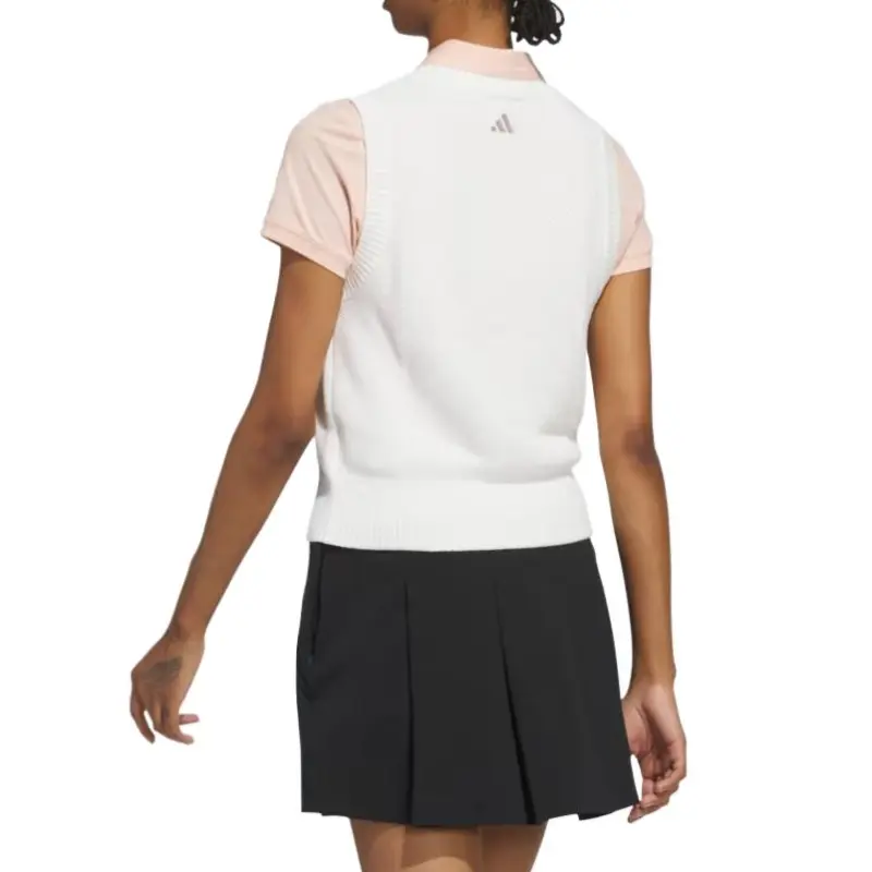 Adidas Women's Ultimate365 Knit Tour Vest White-2