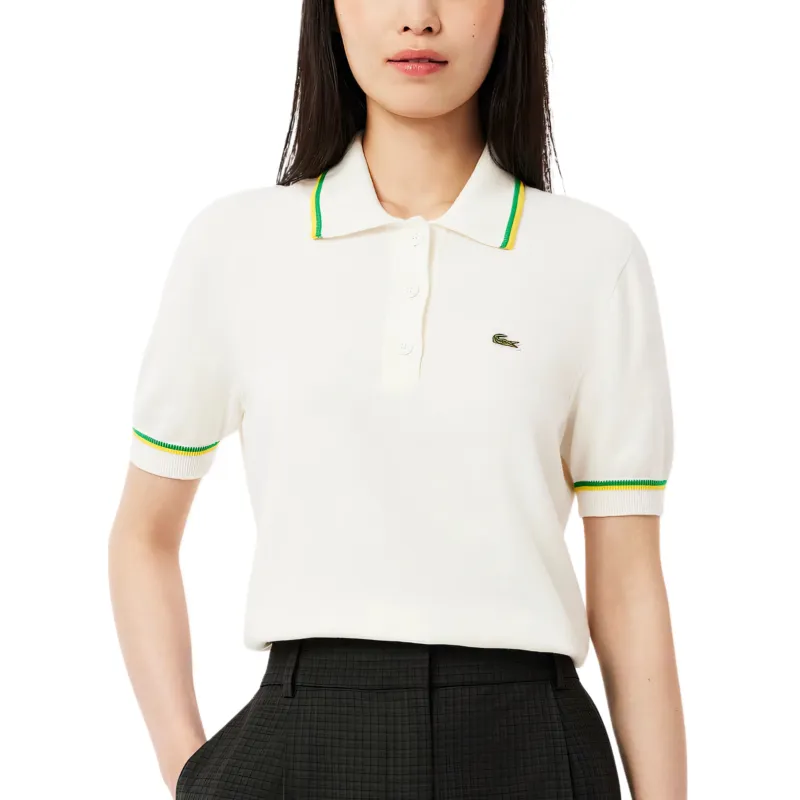 LACOSTE SS25 Polo Shirt Women's Beige-2