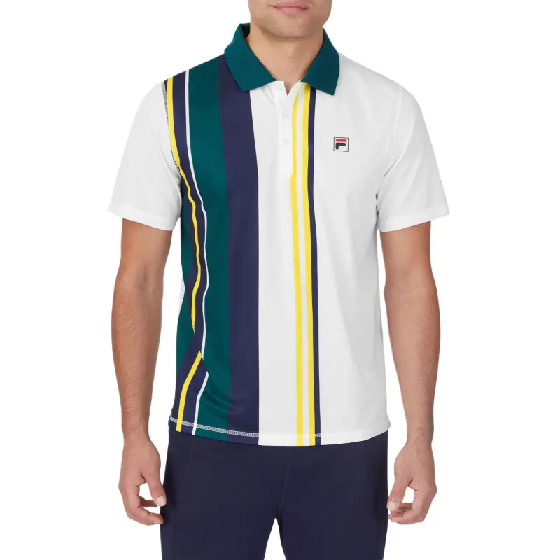 FILA Heritage Polo Shirt Men's White 189-1