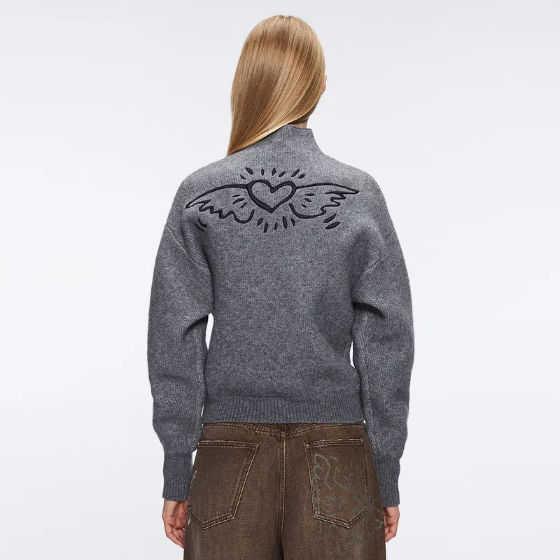 Miss Sixty Knitwear Women's Heather Gray-2