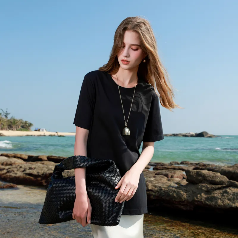 3COLOUR T Shirt Women's Classic Black-3