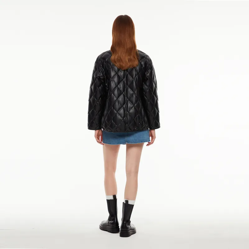 GUESS Down Jacket Women's Graphite Black-2